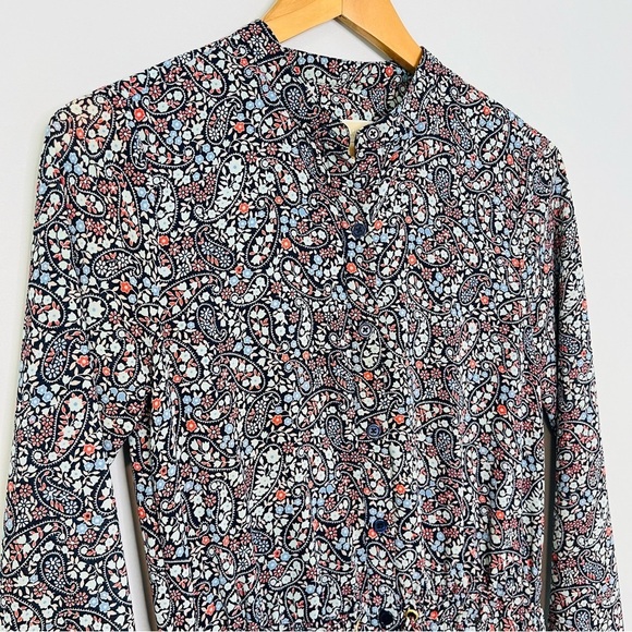 MICHAEL Michael Kors Long Sleeve Paisley Print Maxi Dress. Size 0. - Picture 4 of 16